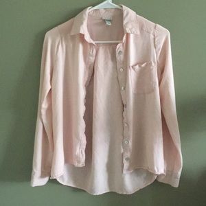 Pink Button Down Shirt